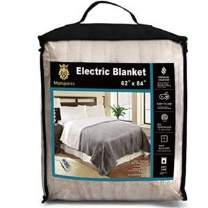 Twin Electric Blanket Heated Sherpa and Reversible Flannel Washable